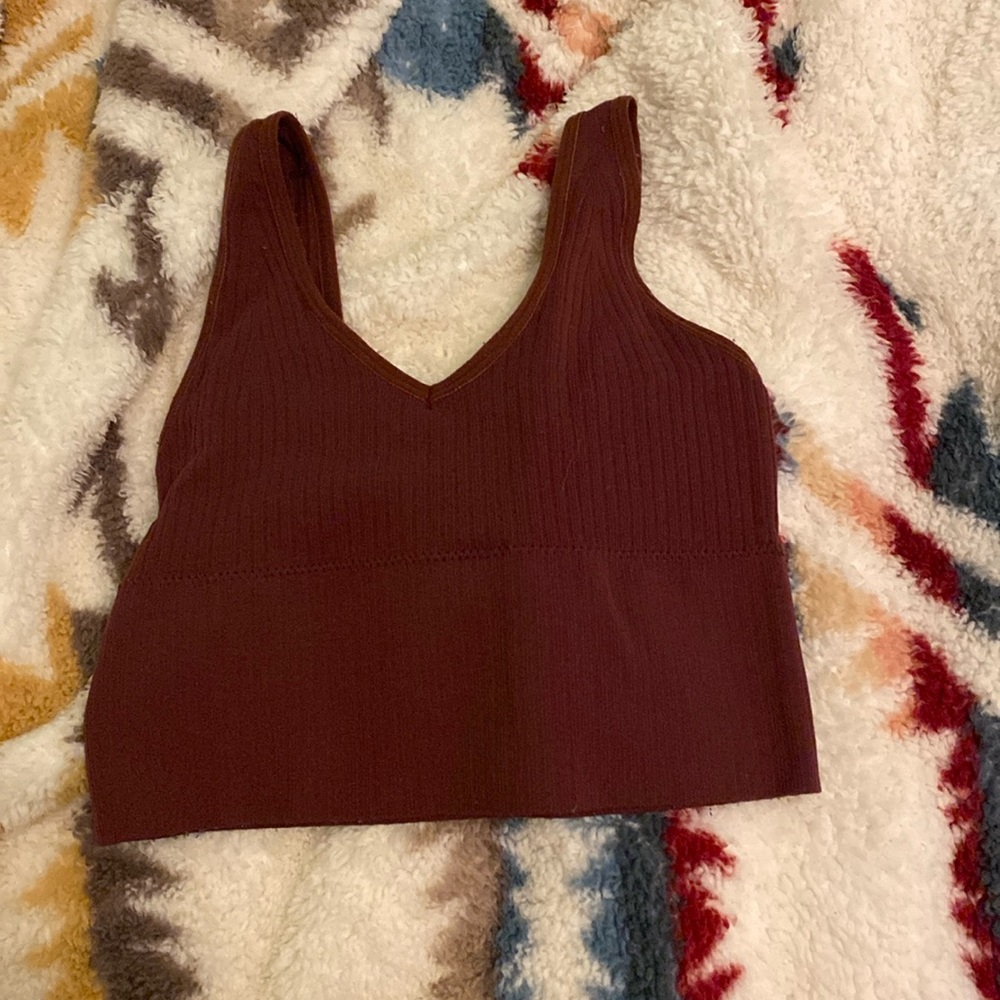 S Maroon Tank Top